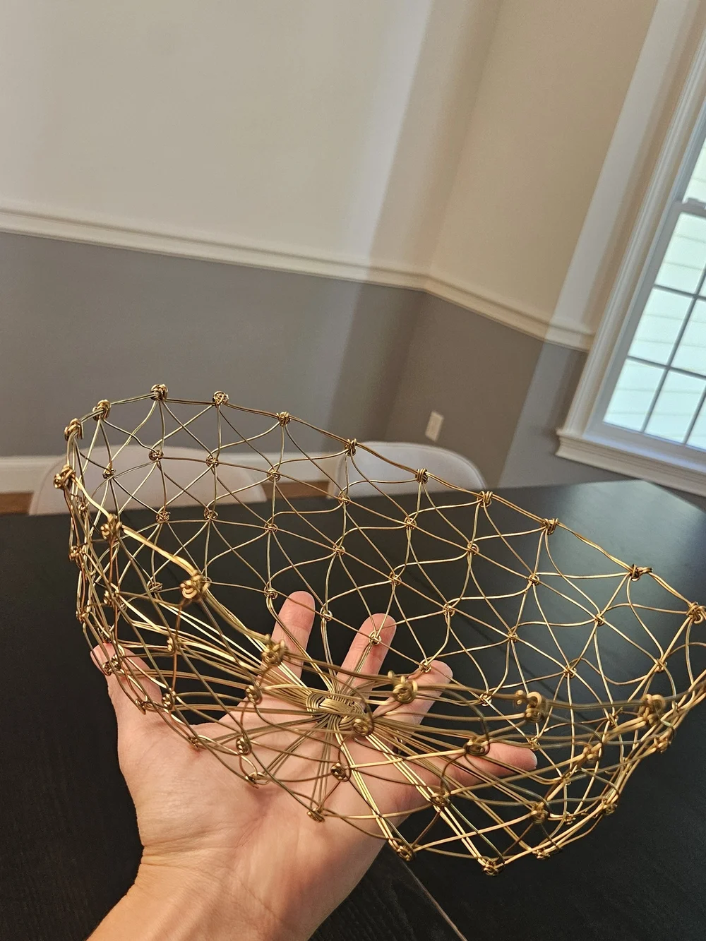 Gold Wire Decorative Bowl - Home Accents